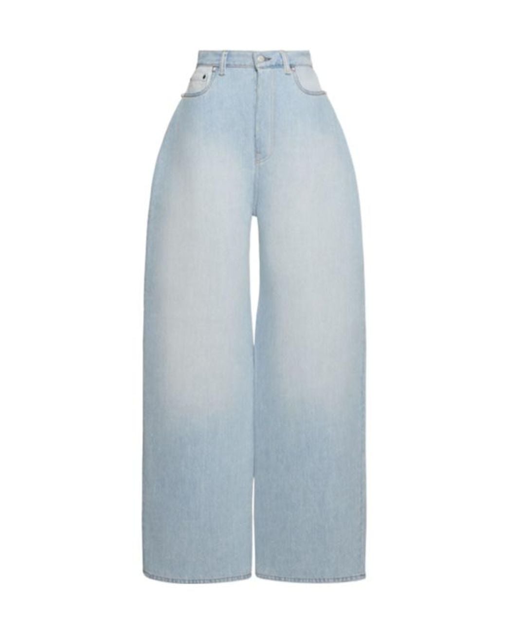 Acne Blue Belt Loop Jeans