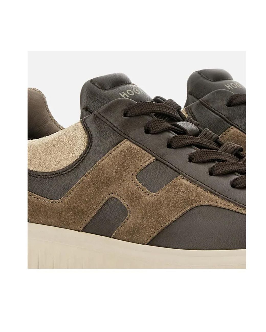 Hogan Brown Chunky Sneakers, for men