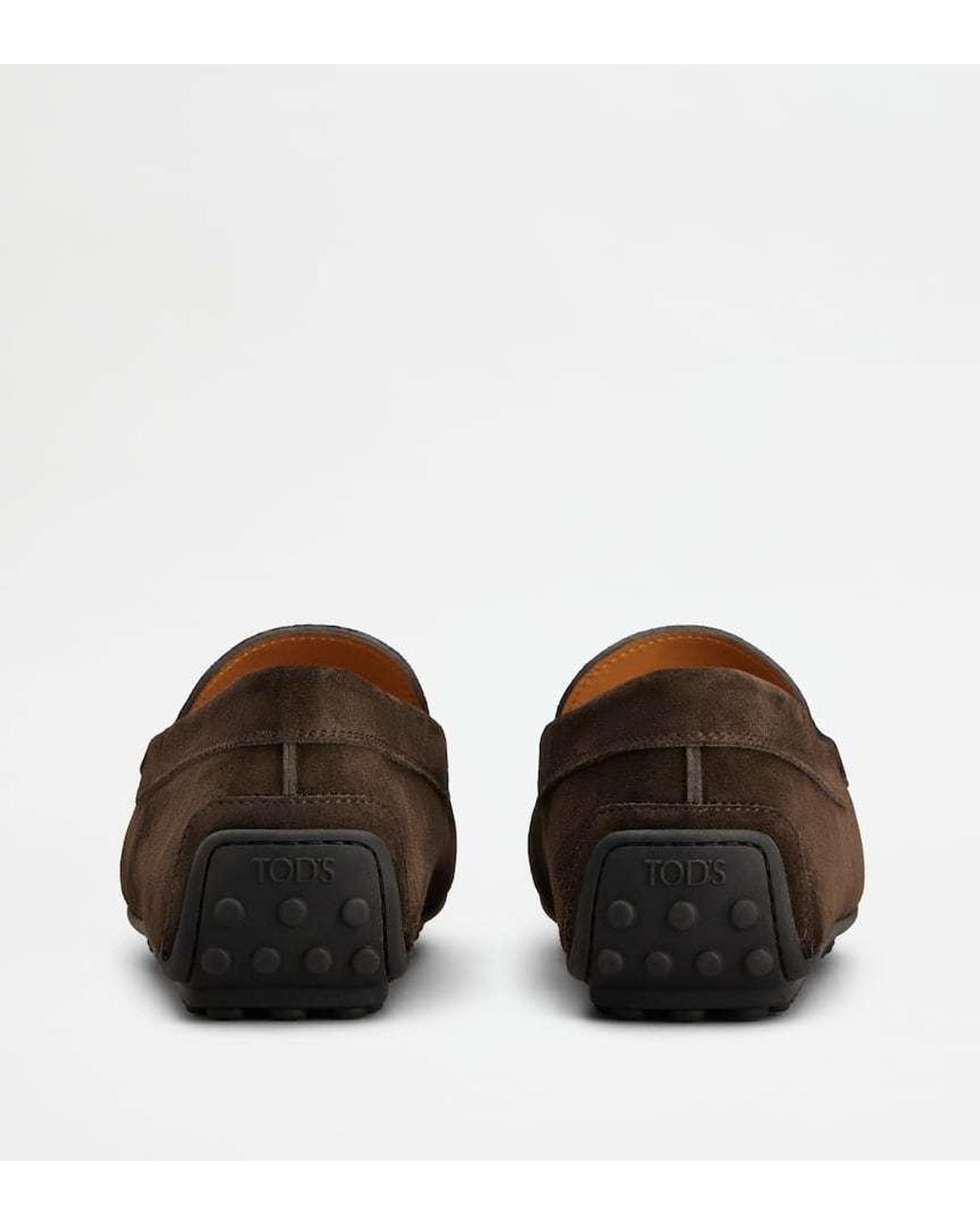 Tod's Brown City Gommino Driving Shoes for men