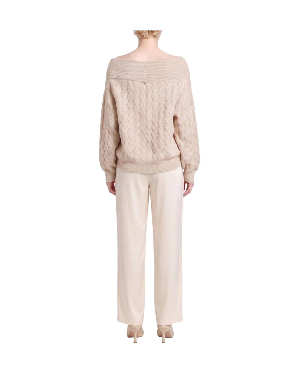 Brunello Cucinelli Natural Solid Colour Jumpers
