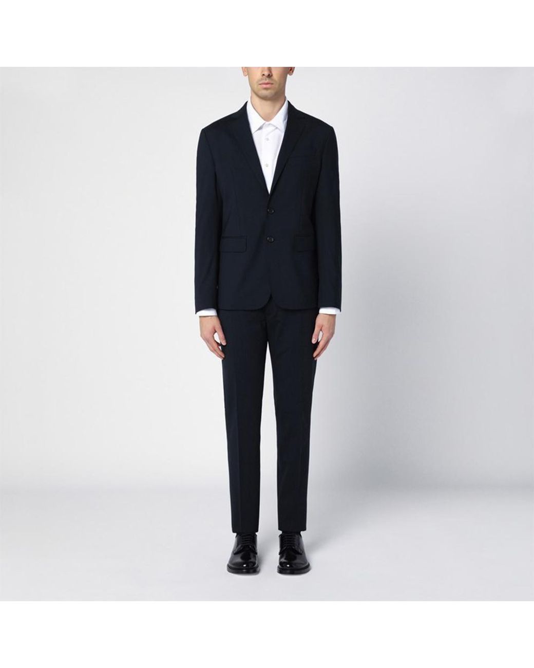 DSquared² Blue Single-Breasted Two-Piece Tailored Suit for men