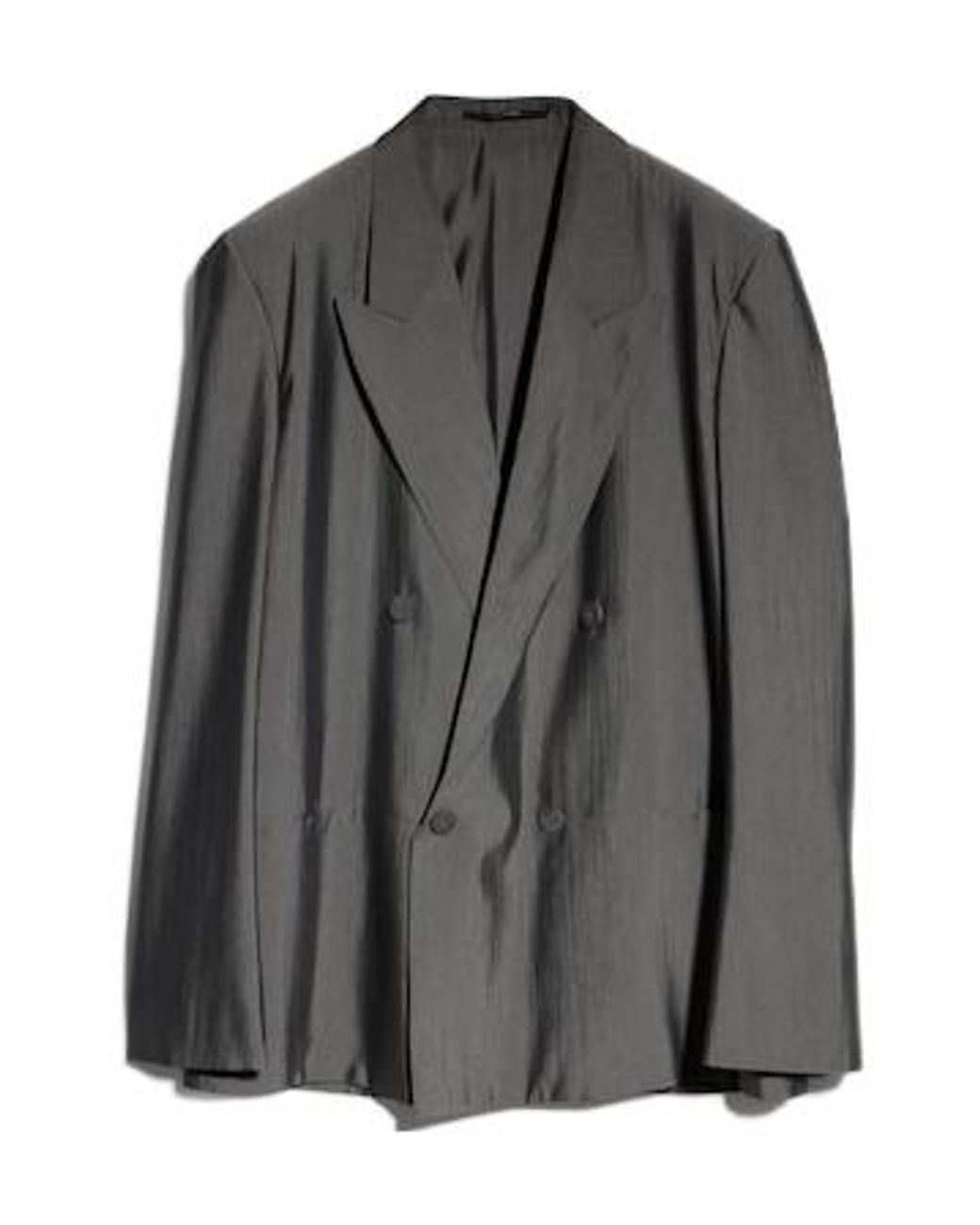 Gucci Gray Silk Merino Wool Jacket for men
