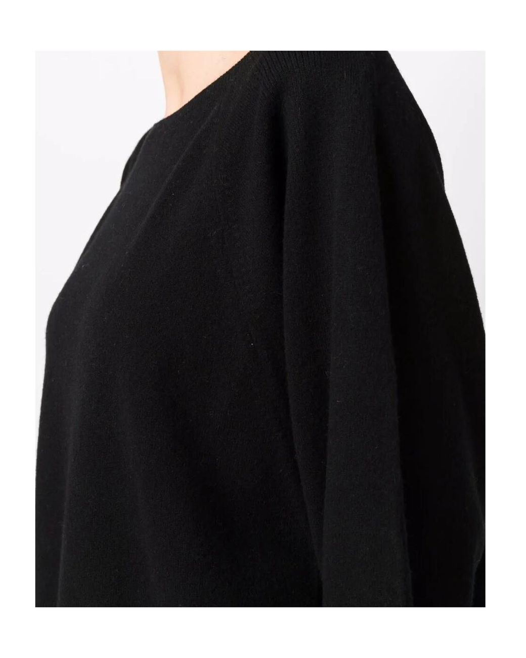Alberta Ferretti Black Long-Sleeved Knitted Pullover