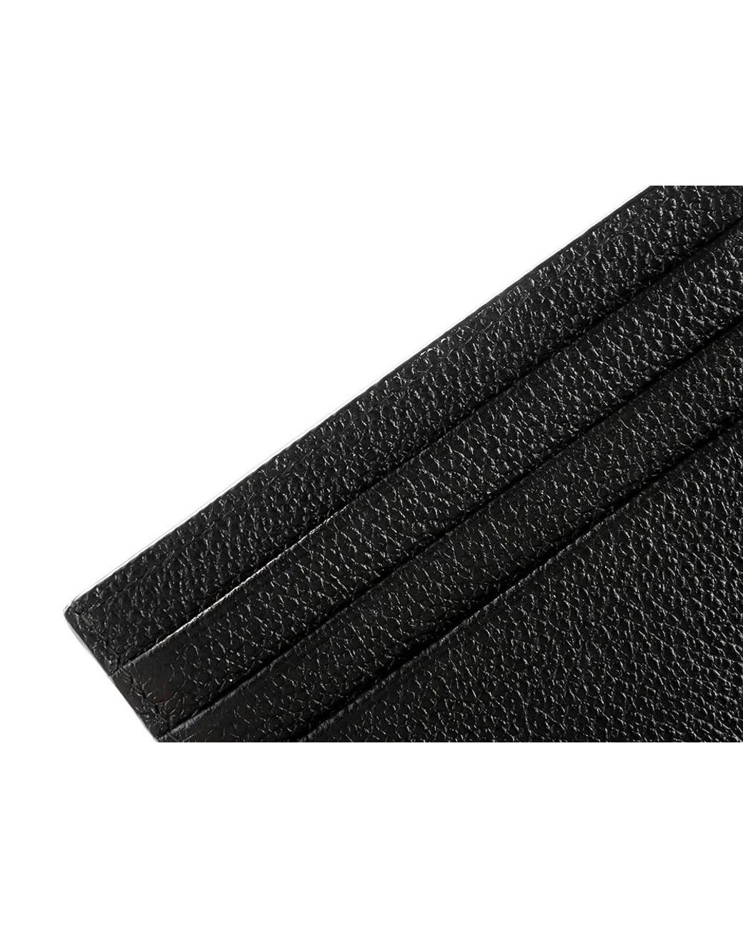 Prada Black Logo Card Holder for men