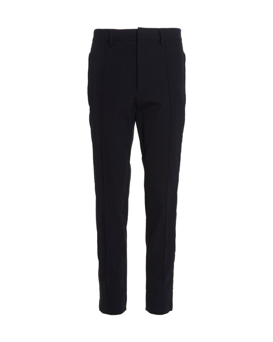 Prada Blue Stretch Technical Fabric Pants for men