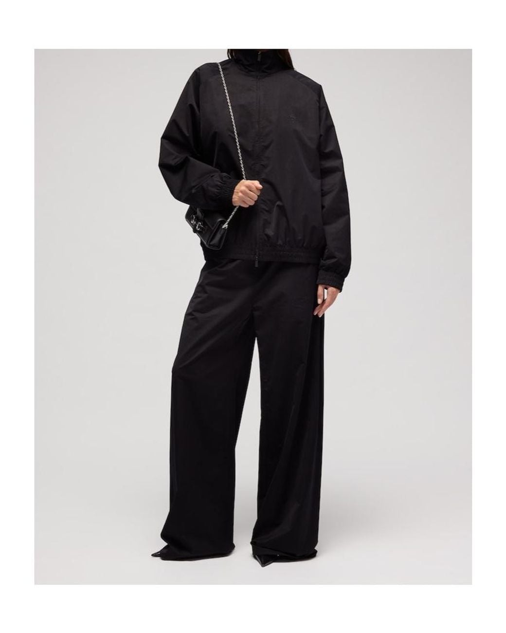 Gucci Black Soft Technical Twill Leisure Pants