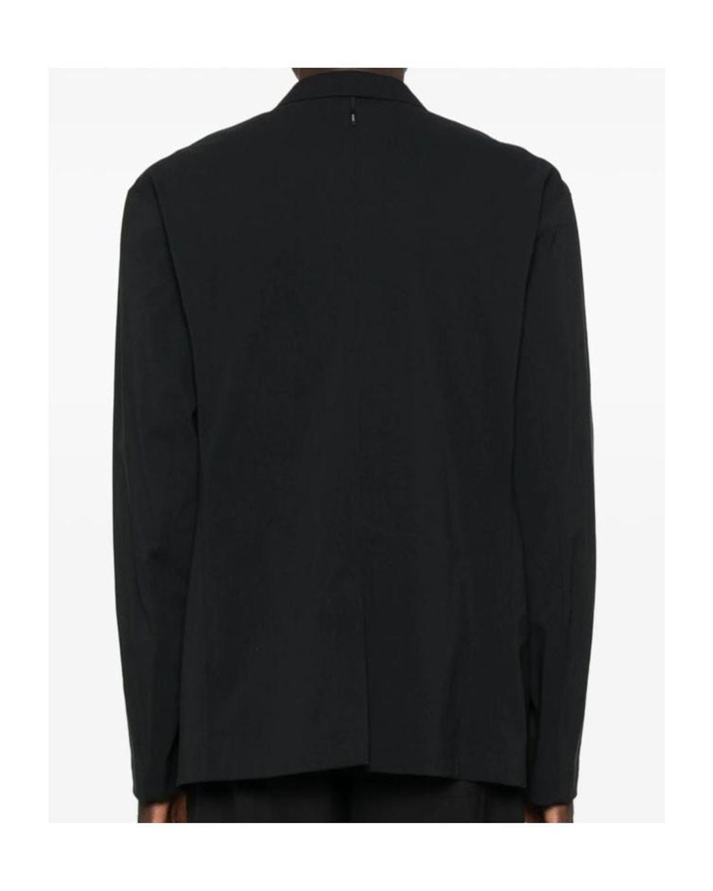 Veilance Black Single-Breasted Blazer for men