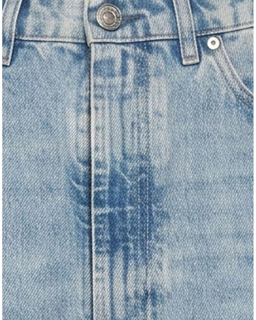 Maison Margiela Blue Loose-Fitting Jeans