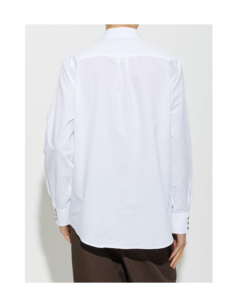 Paul Smith White Long-Sleeved Shirt for men