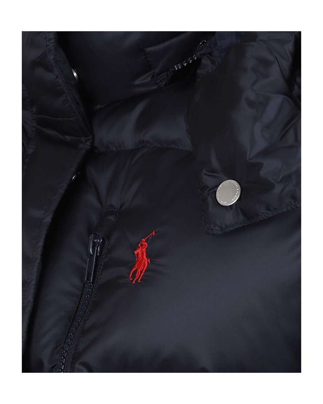 Polo Ralph Lauren Blue Quilted Hooded Down Jacket