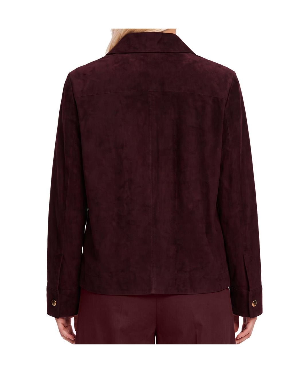Max Mara Purple S Mabisso Patch-Pocket Jacket