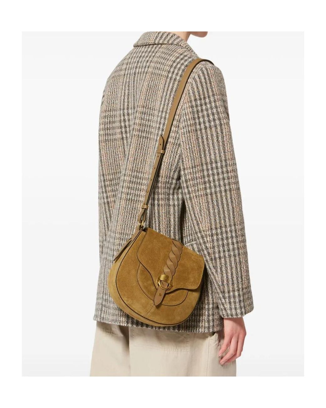 Isabel Marant Natural Altay Small Crossbody Bag