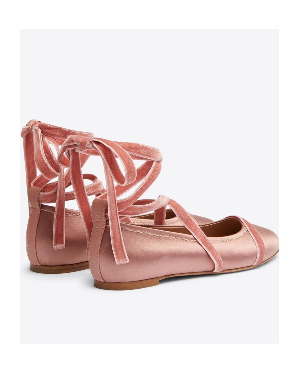 Malone Souliers Pink Spencer Ballerina Shoes