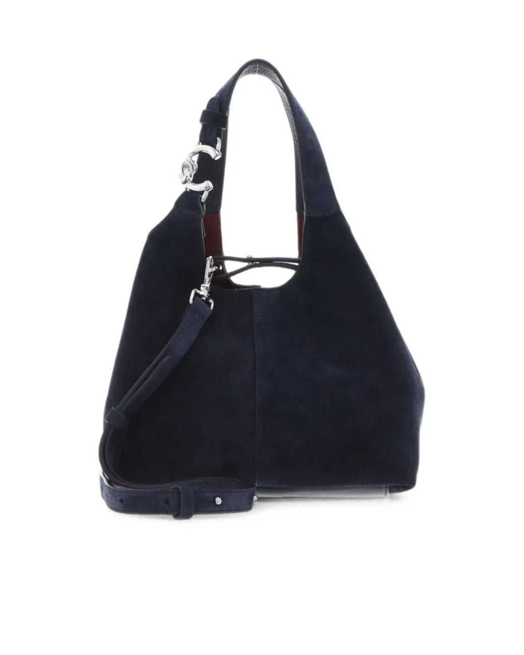 Coccinelle Blue Suede Tote Bag