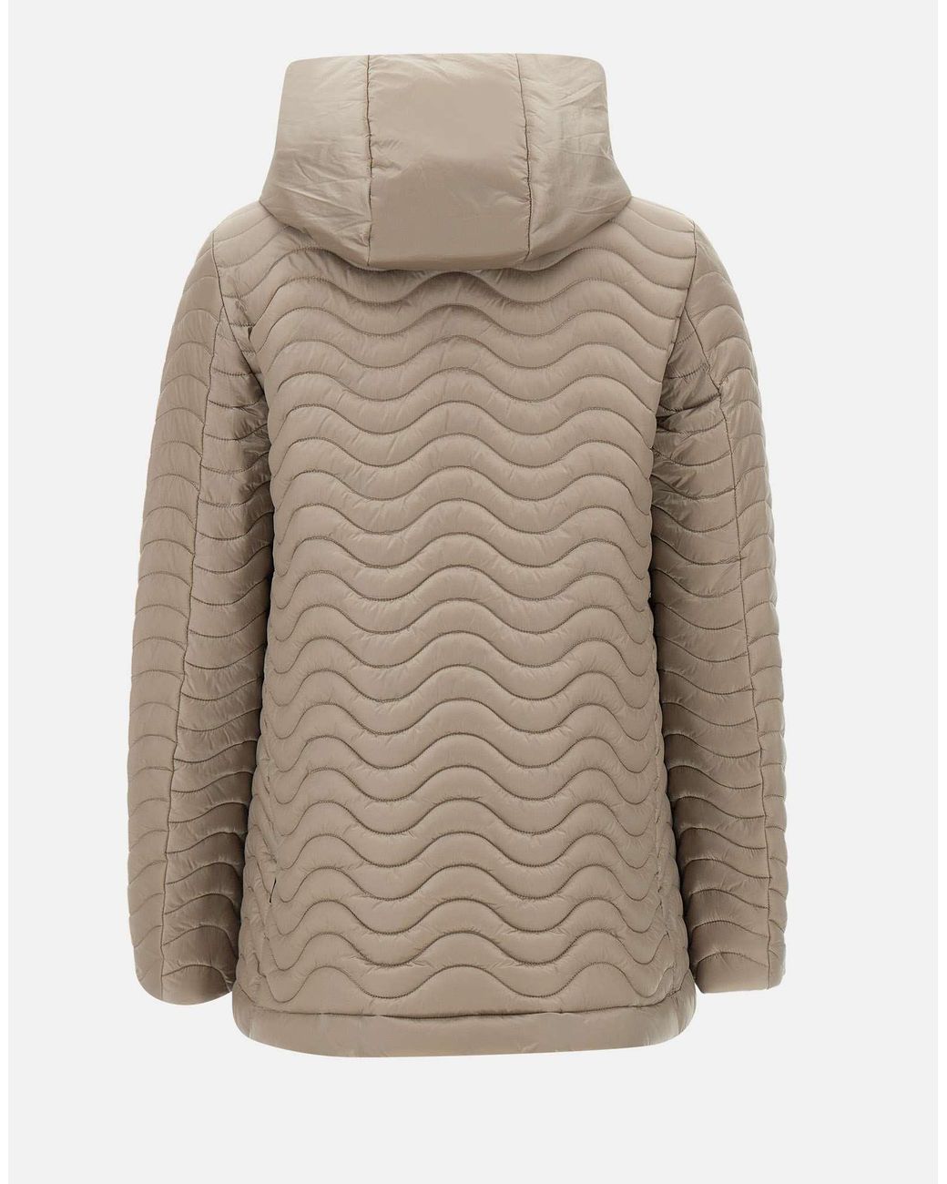 Save The Duck Brown Sirena Hooded Puffer Jacket