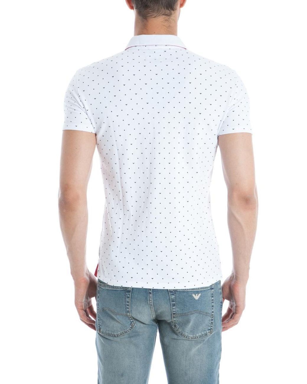 Armani Jeans White Topwear for men
