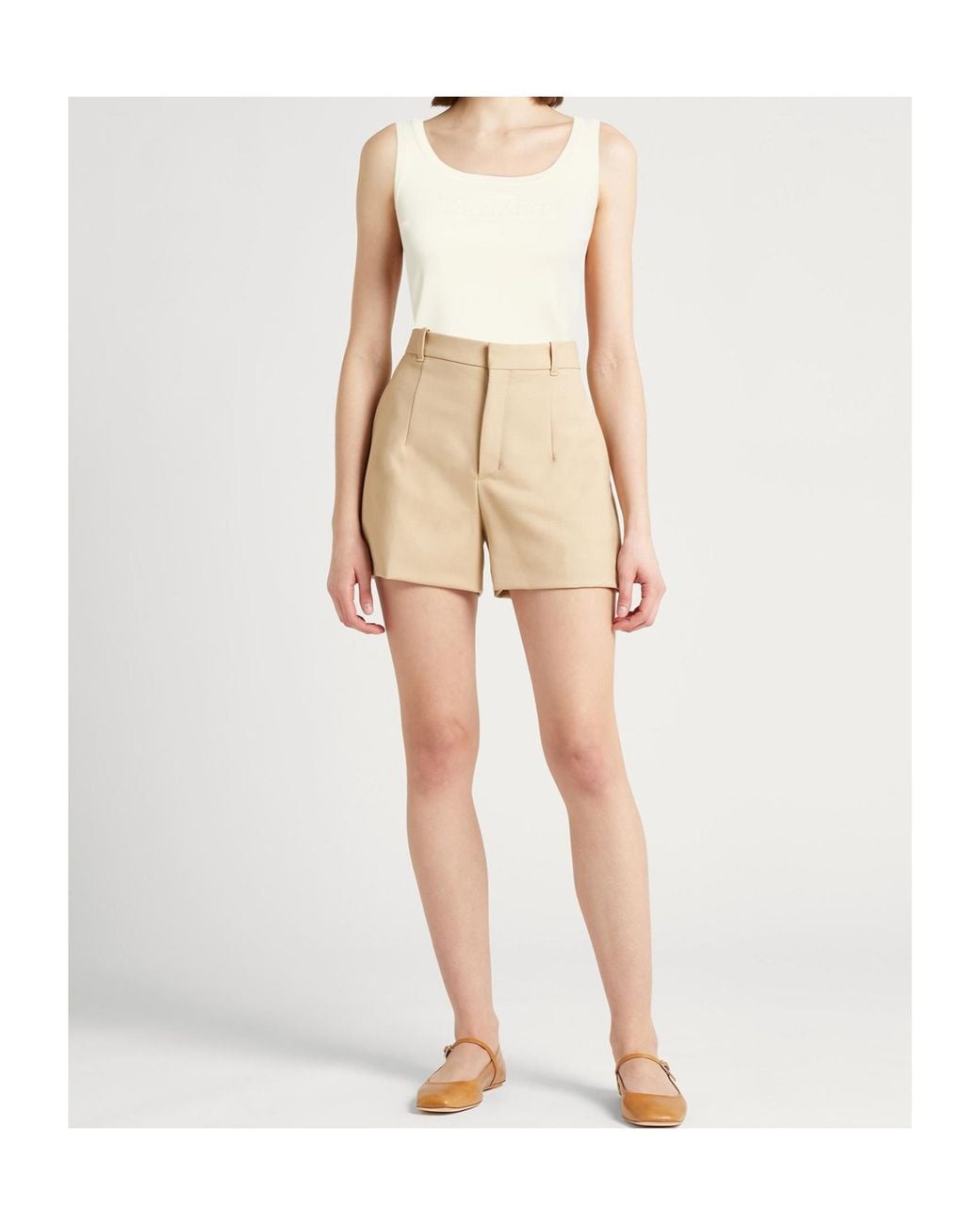Max Mara Natural Square Neck Vest