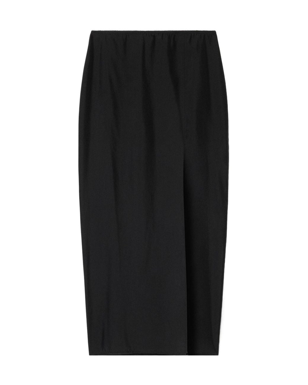 Filippa K Black Midi Slip Skirt