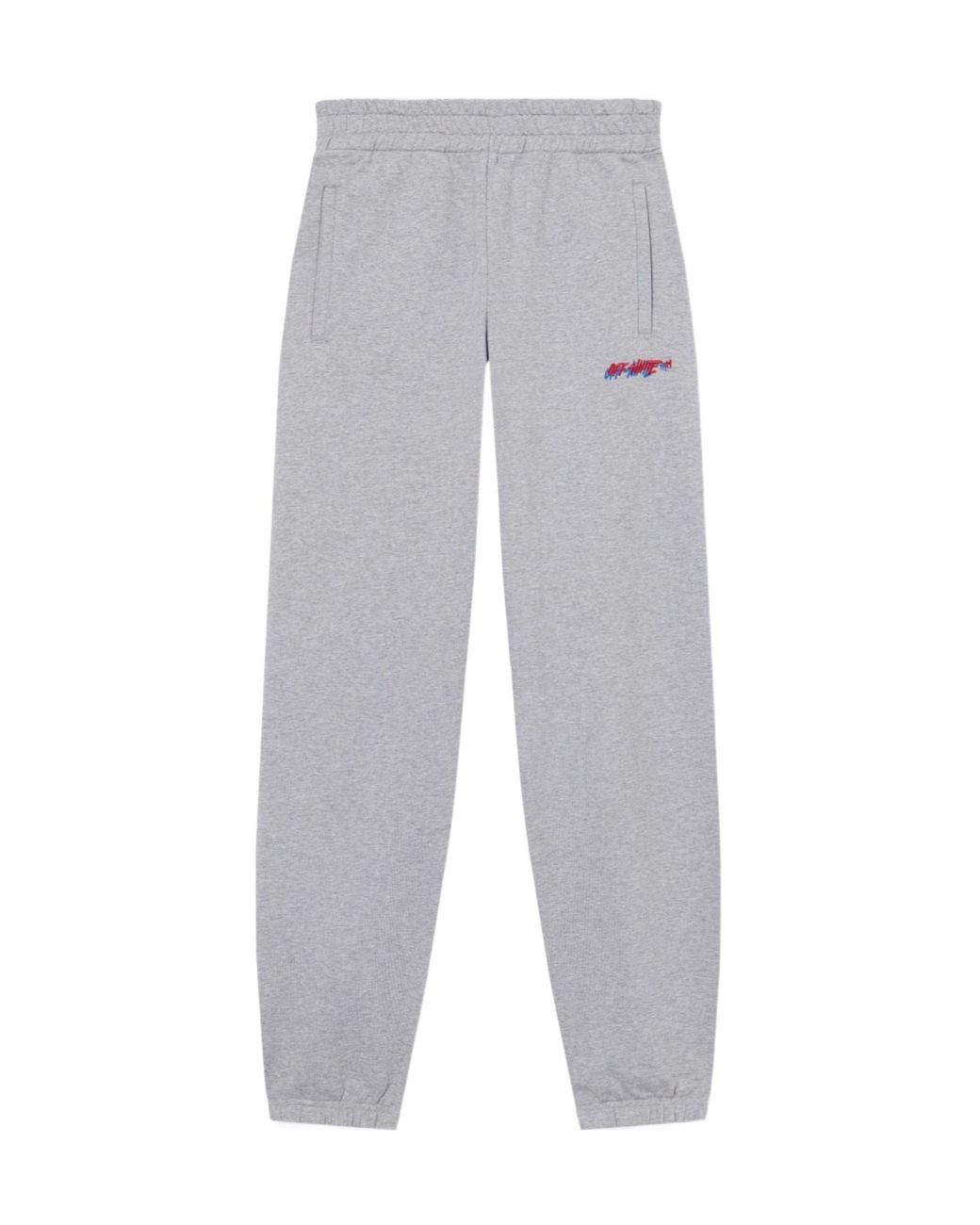 Off-White c/o Virgil Abloh Gray Shadow Logo Cuffed Joggers