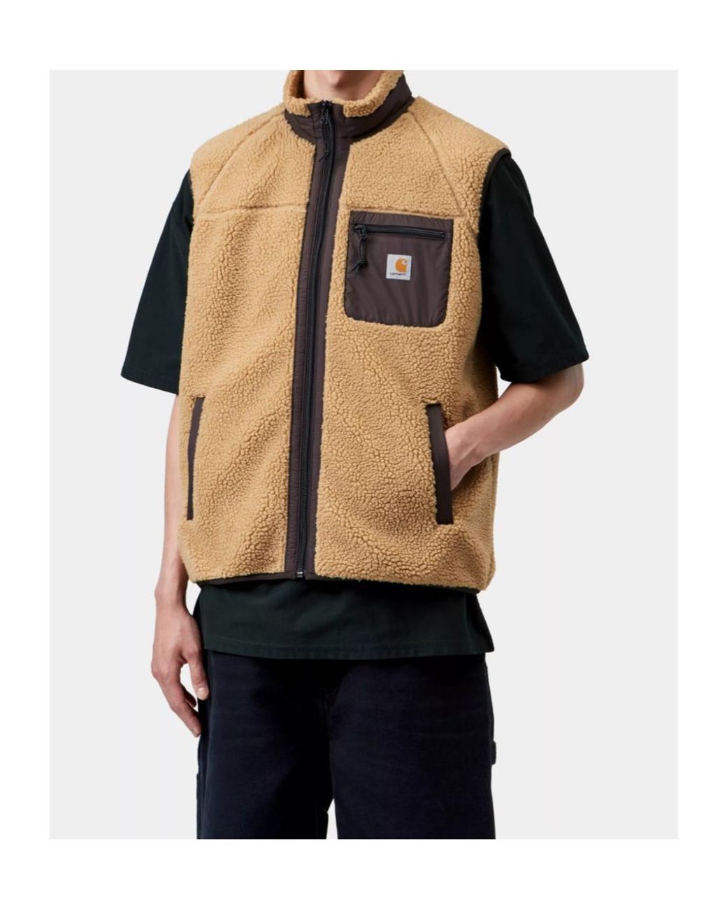 Carhartt Brown Prentis Vest Liner for men
