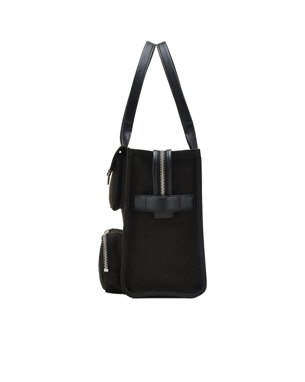 Marc Jacobs Black The Cargo Logo Printed Large Tote Bag