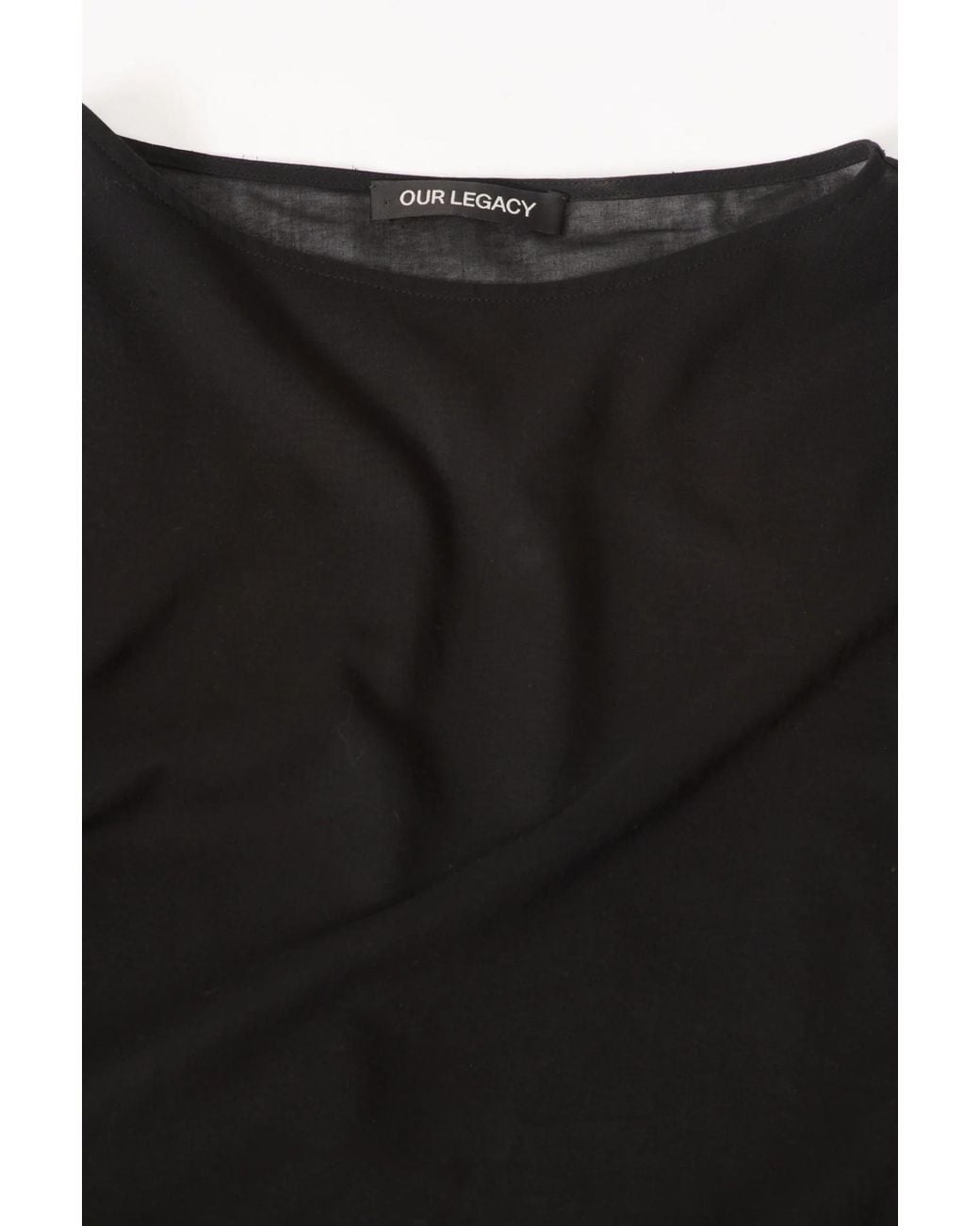 Our Legacy Black Sleeveless Mini Dress