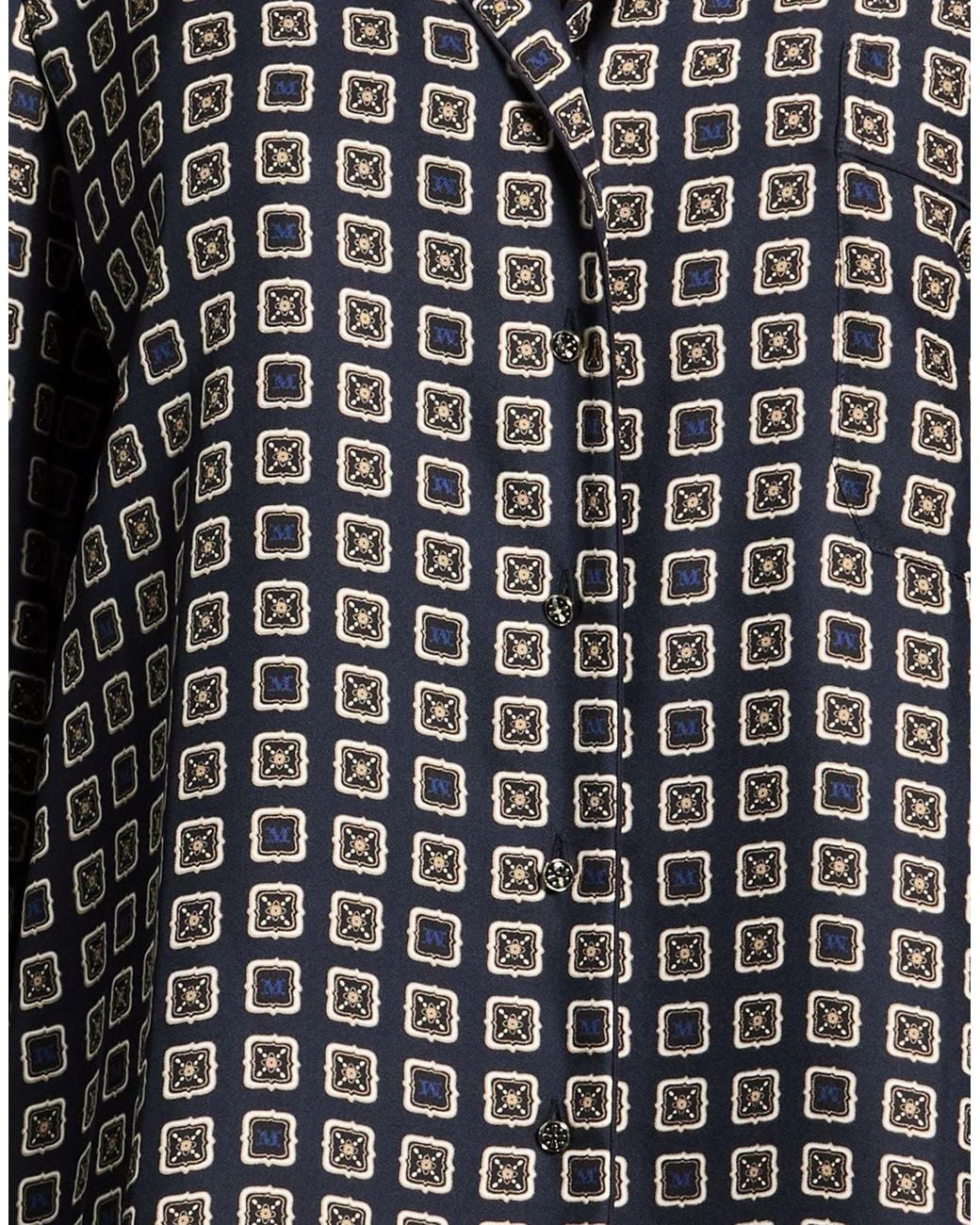 Max Mara Black Silk Shirts Blouses