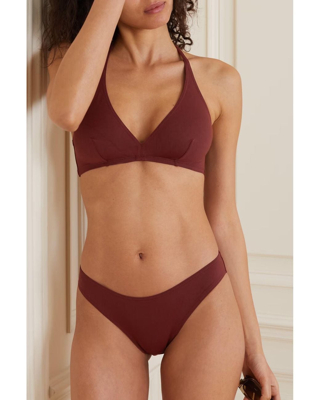 Eres Red Coulisses Bikini Briefs