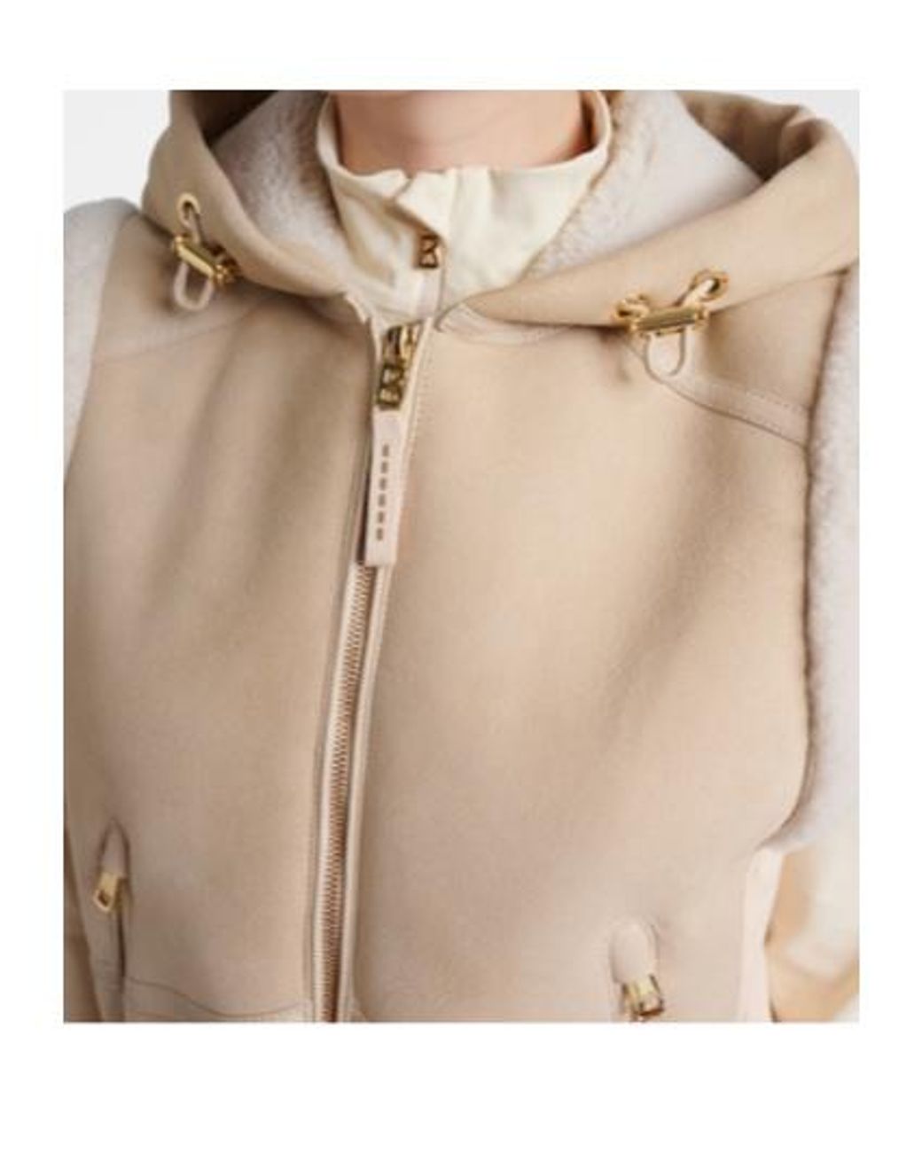 Bogner Natural Finel Suede Ski Jacket