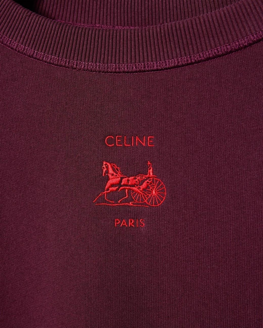 Céline Purple Sweatshirt