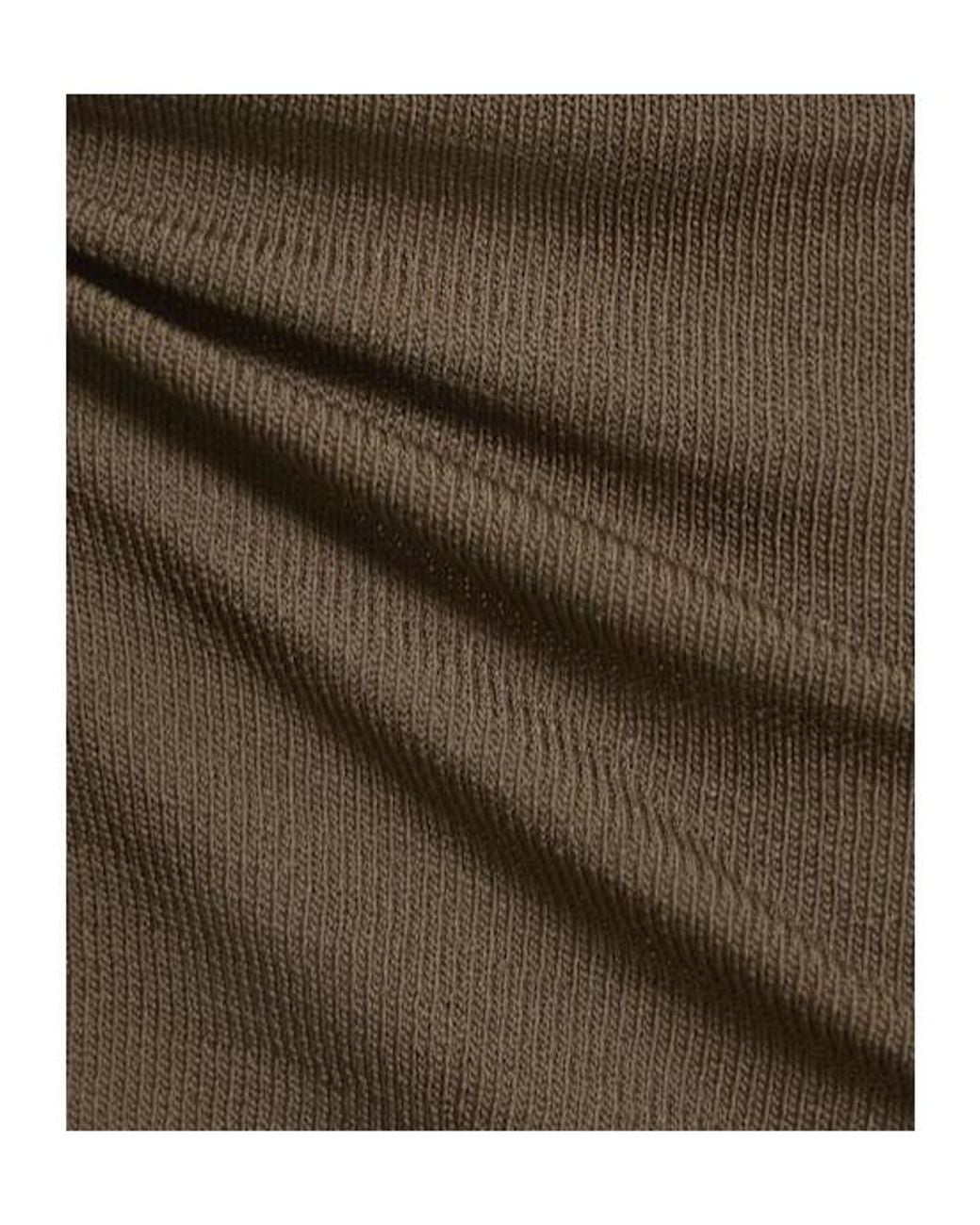 Lemaire Green Viscose Crepe Wide V-Neck Top