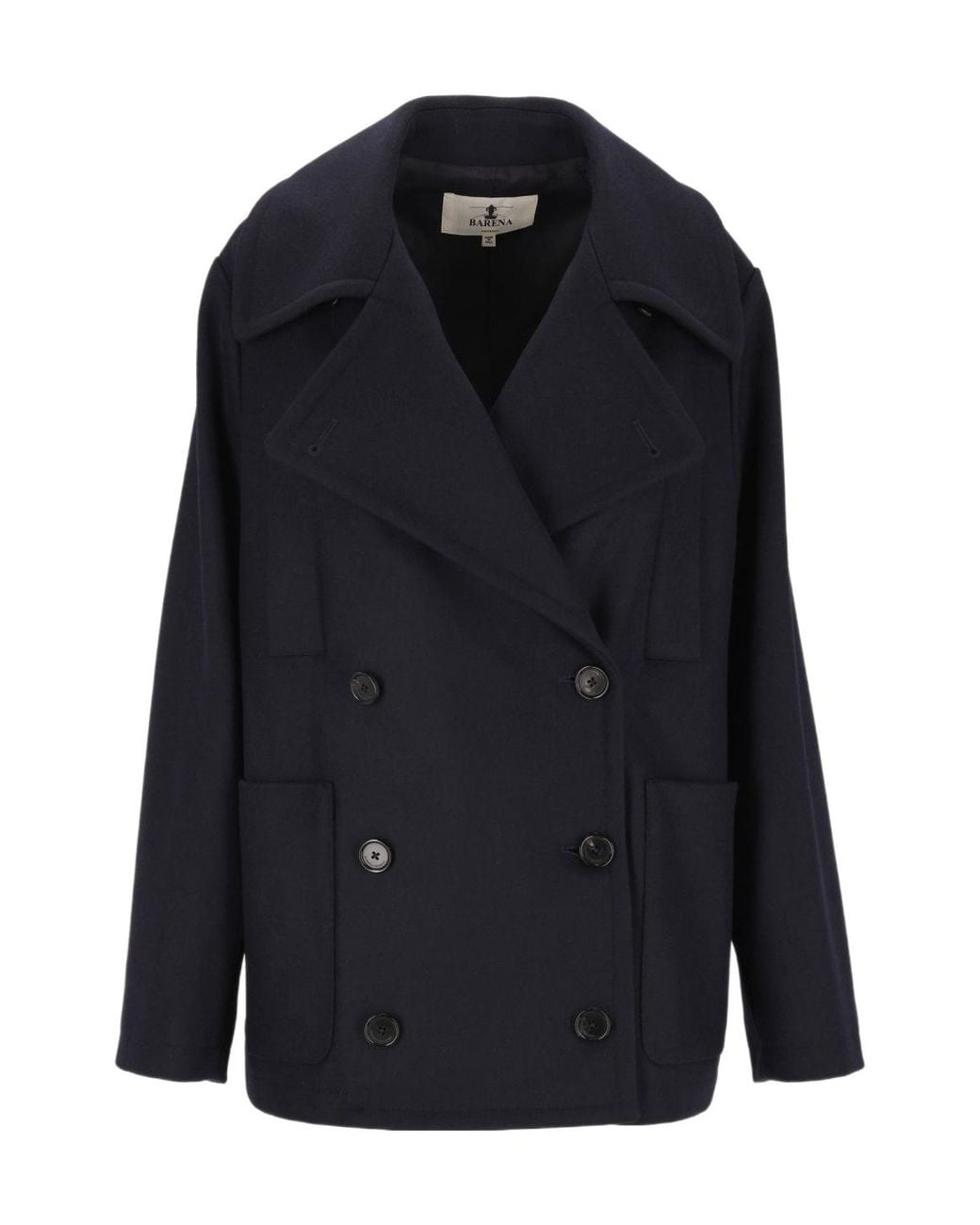 Barena Blue Jack Double-Breasted Coat