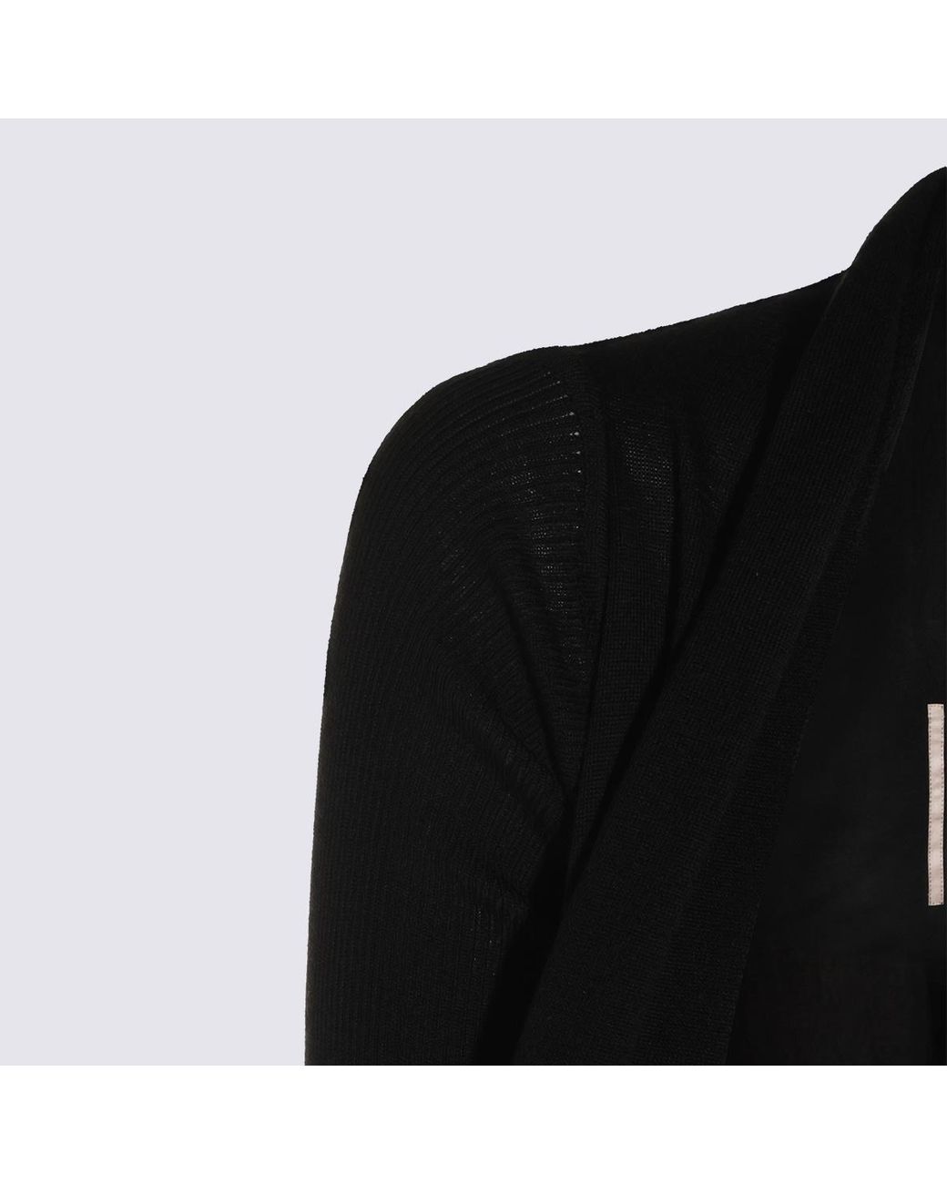 Rick Owens Black Long Wrap