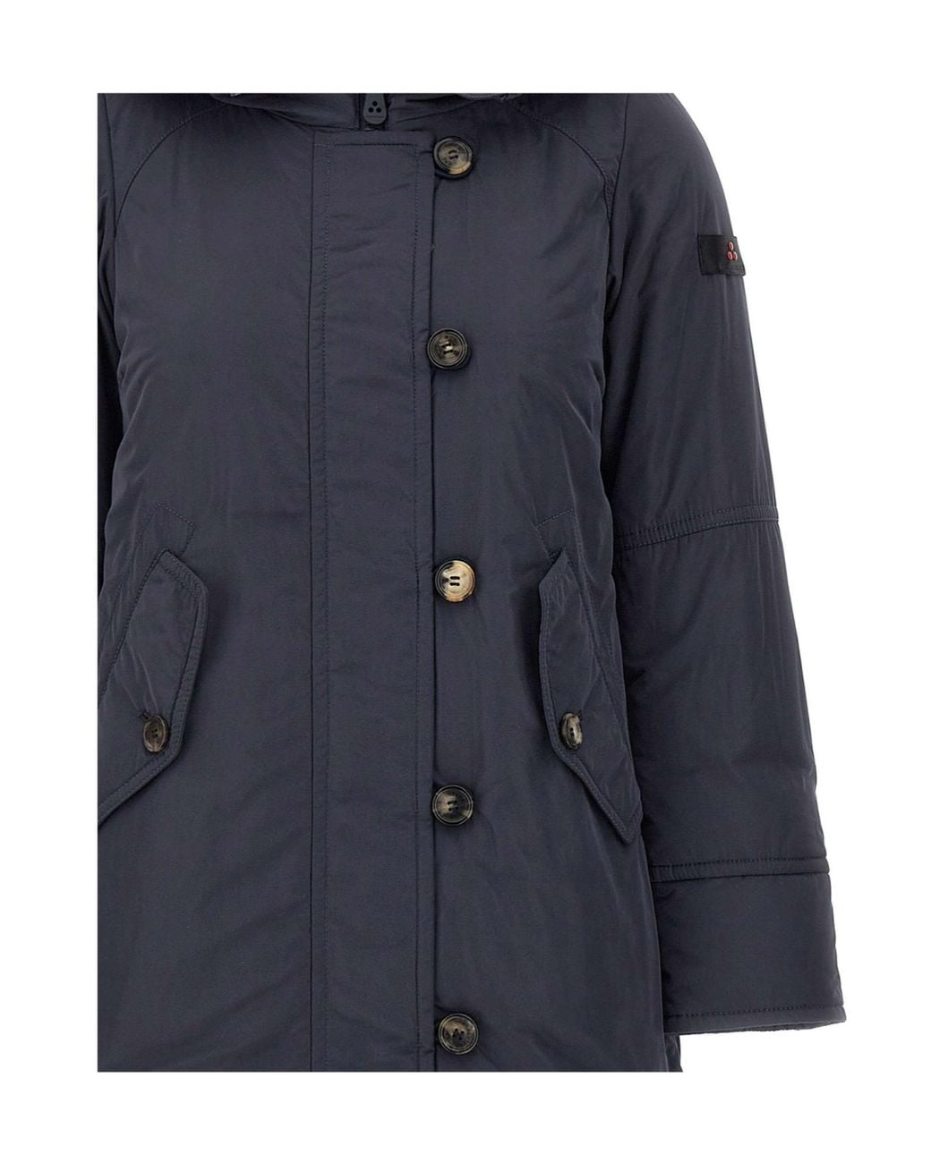 Peuterey Blue Hooded Parka