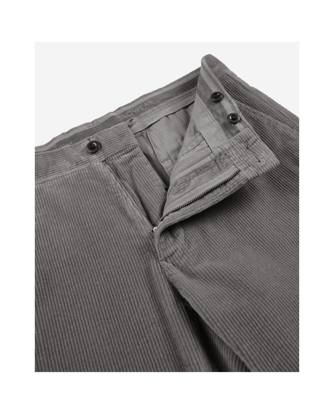 Incotex Gray Casual Trousers With Belt Loops for men