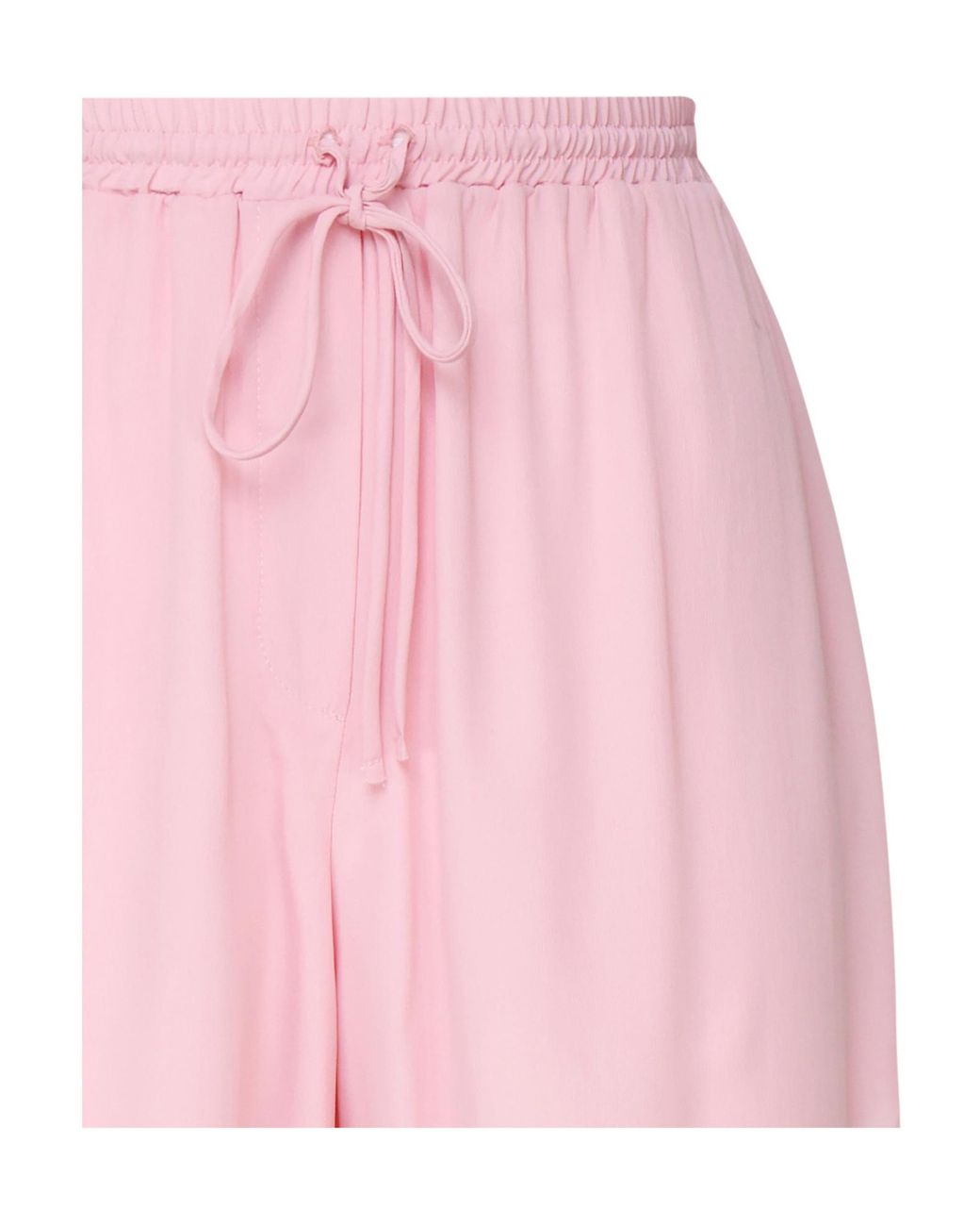 Ottod'Ame Pink Ottod'Ame Elastic Waist Drawstring Shorts