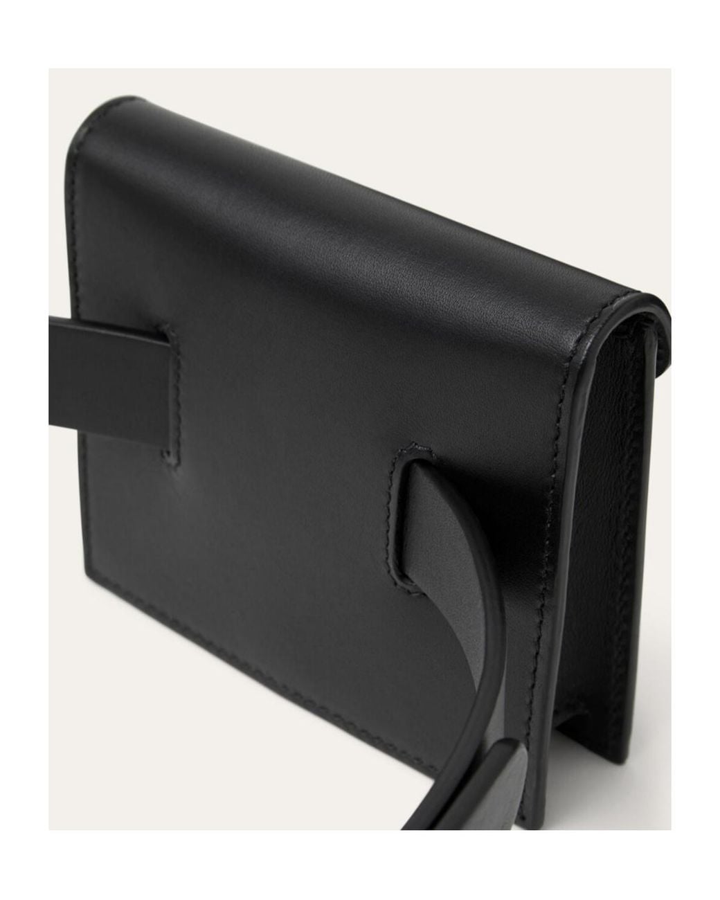 Loro Piana White Extra Pochette Belt Fanny Pack