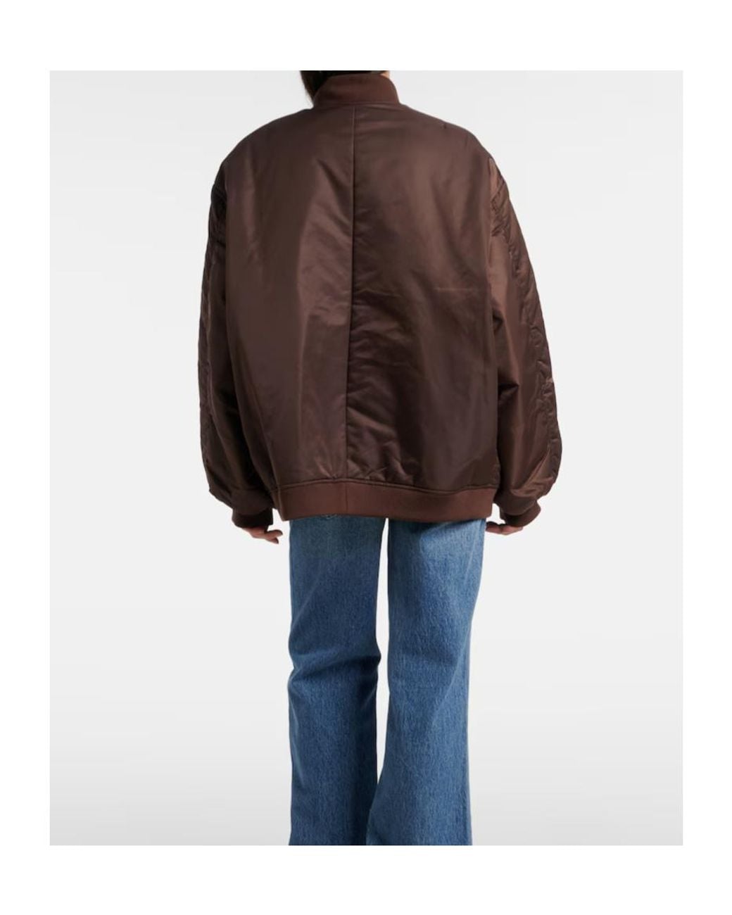 Frankie Shop Brown Astra Bomber Jacket