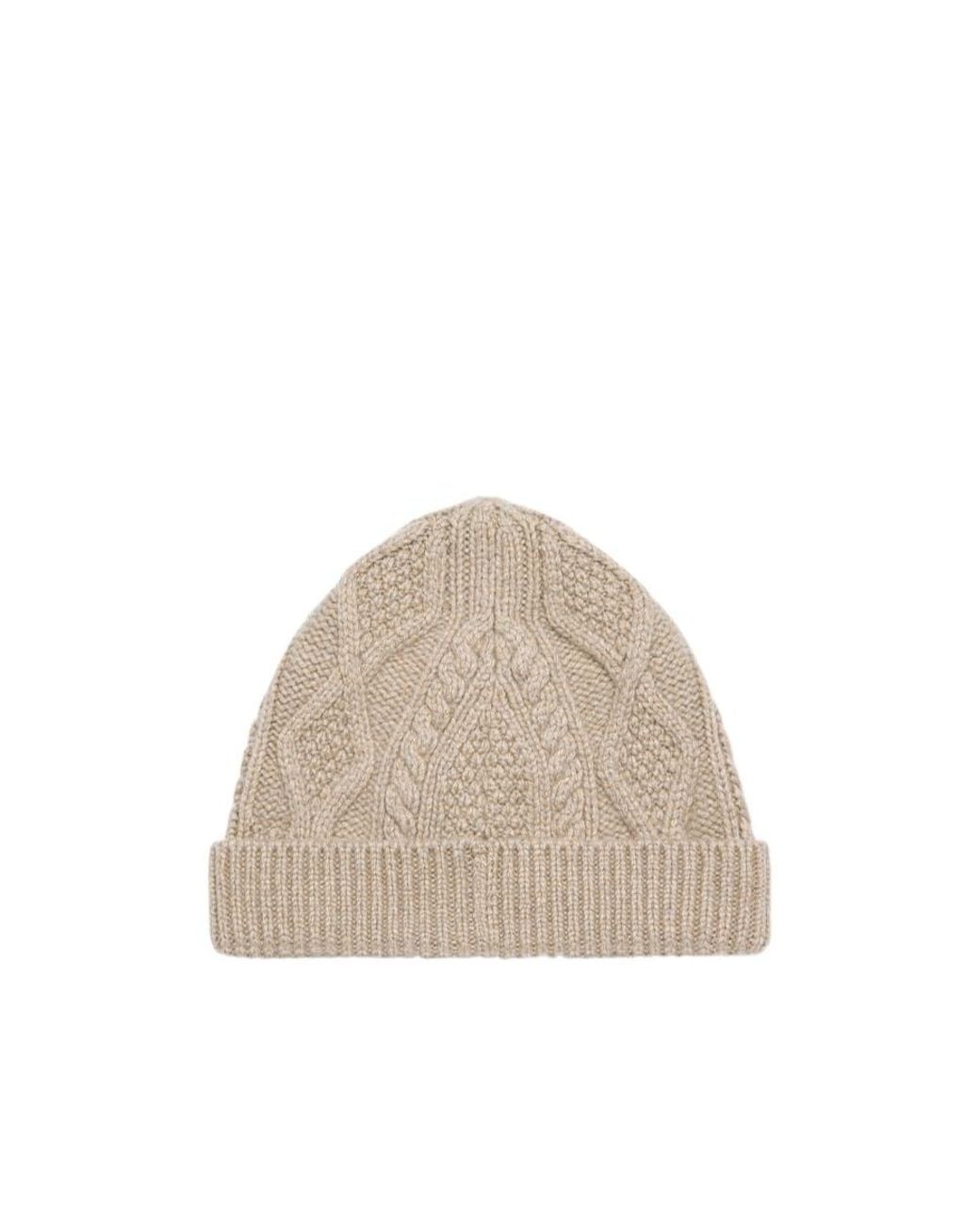 Loro Piana Natural Eyre Beanie Hat