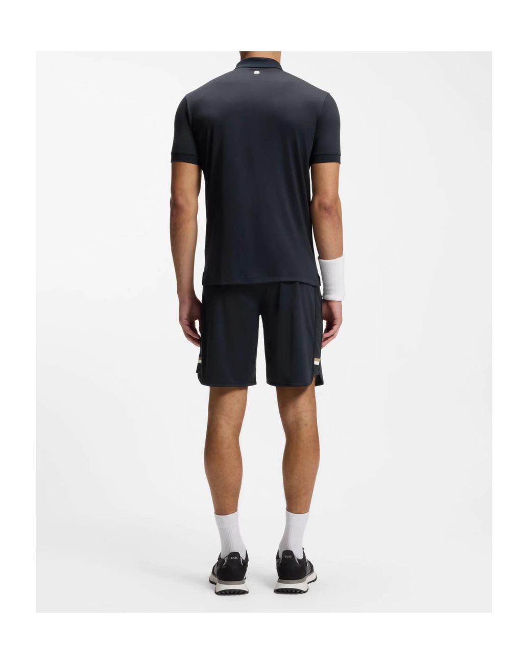 Boss Black Toc Game 3 Striped Short-Sleeve Polo Shirt for men