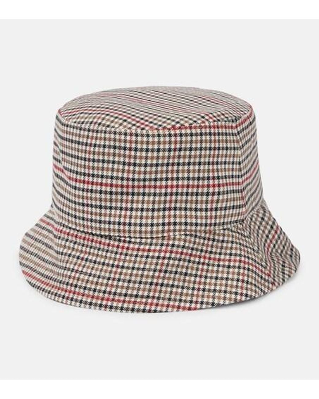 Ruslan Baginskiy White Plaid Fisherman's Hat