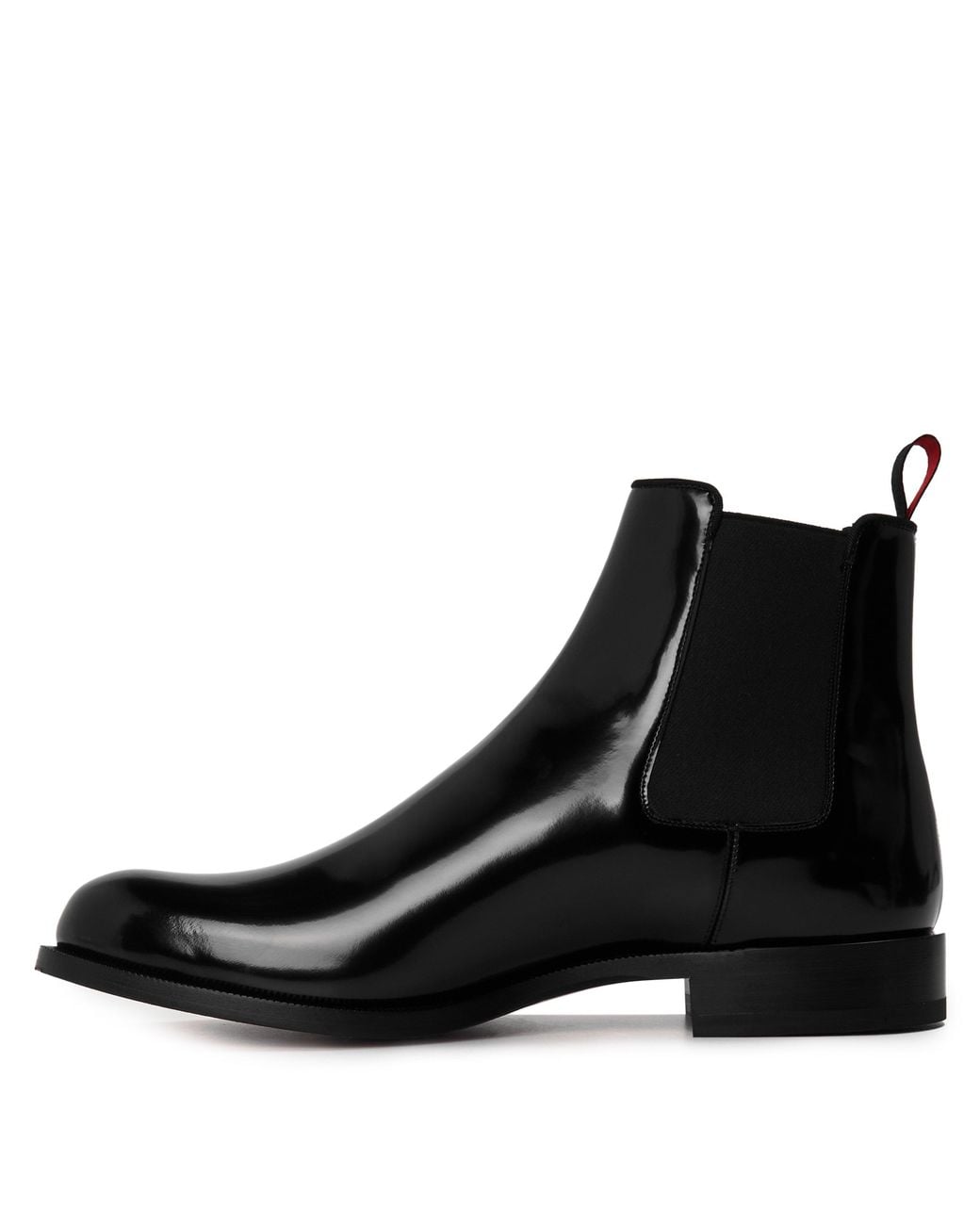 Christian Louboutin Black Chelsea Ankle Boots for men
