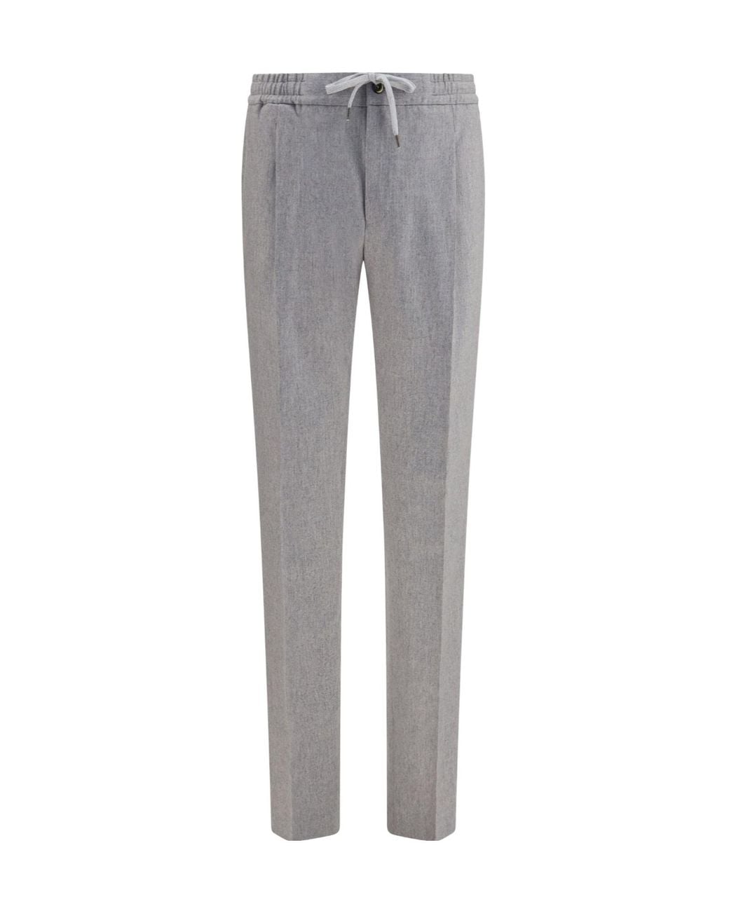 Pt Pantaloni Gray Pt Torino Soft Drawstring Pants for men