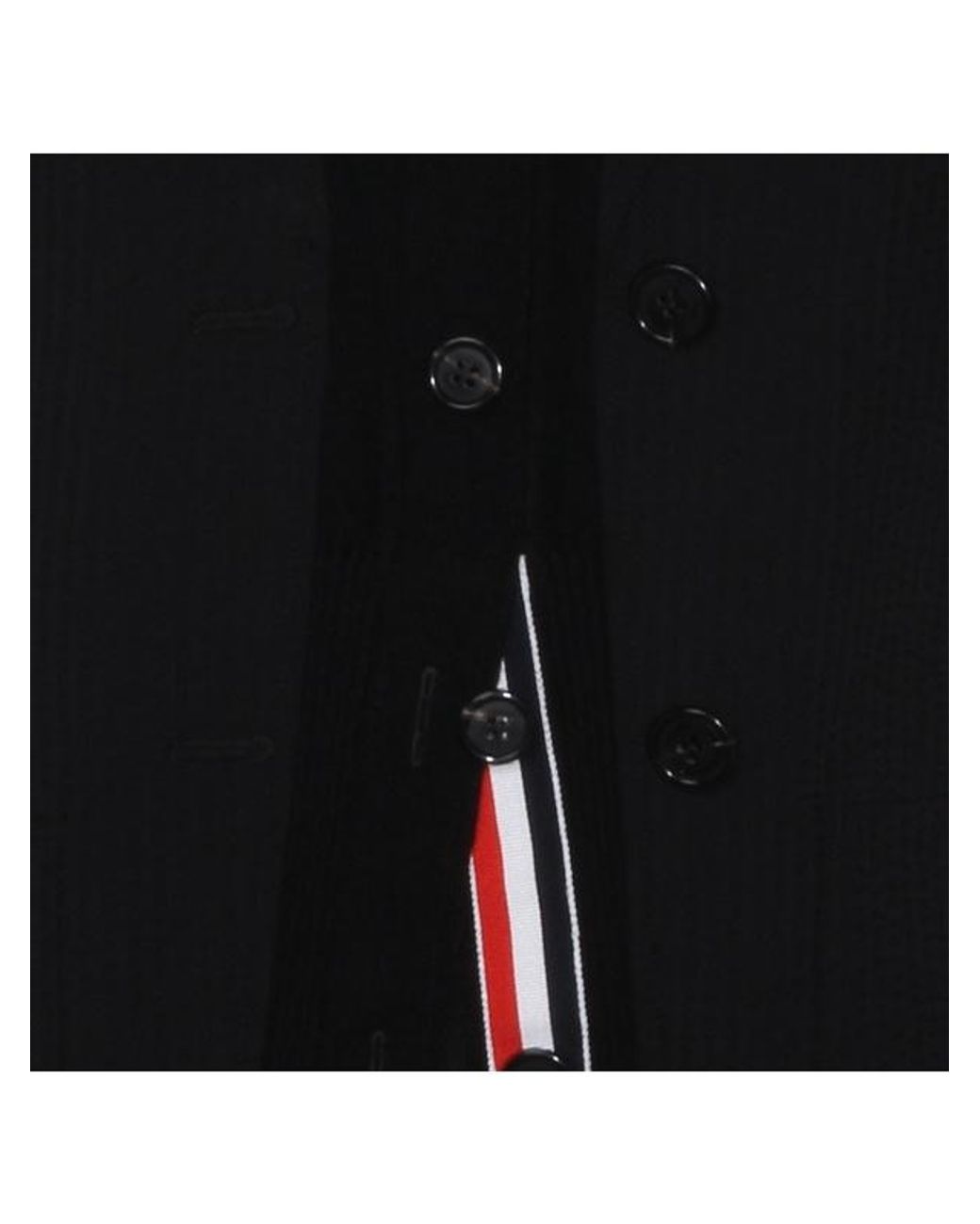 Thom Browne Black Stripe Detailed Mini Dress