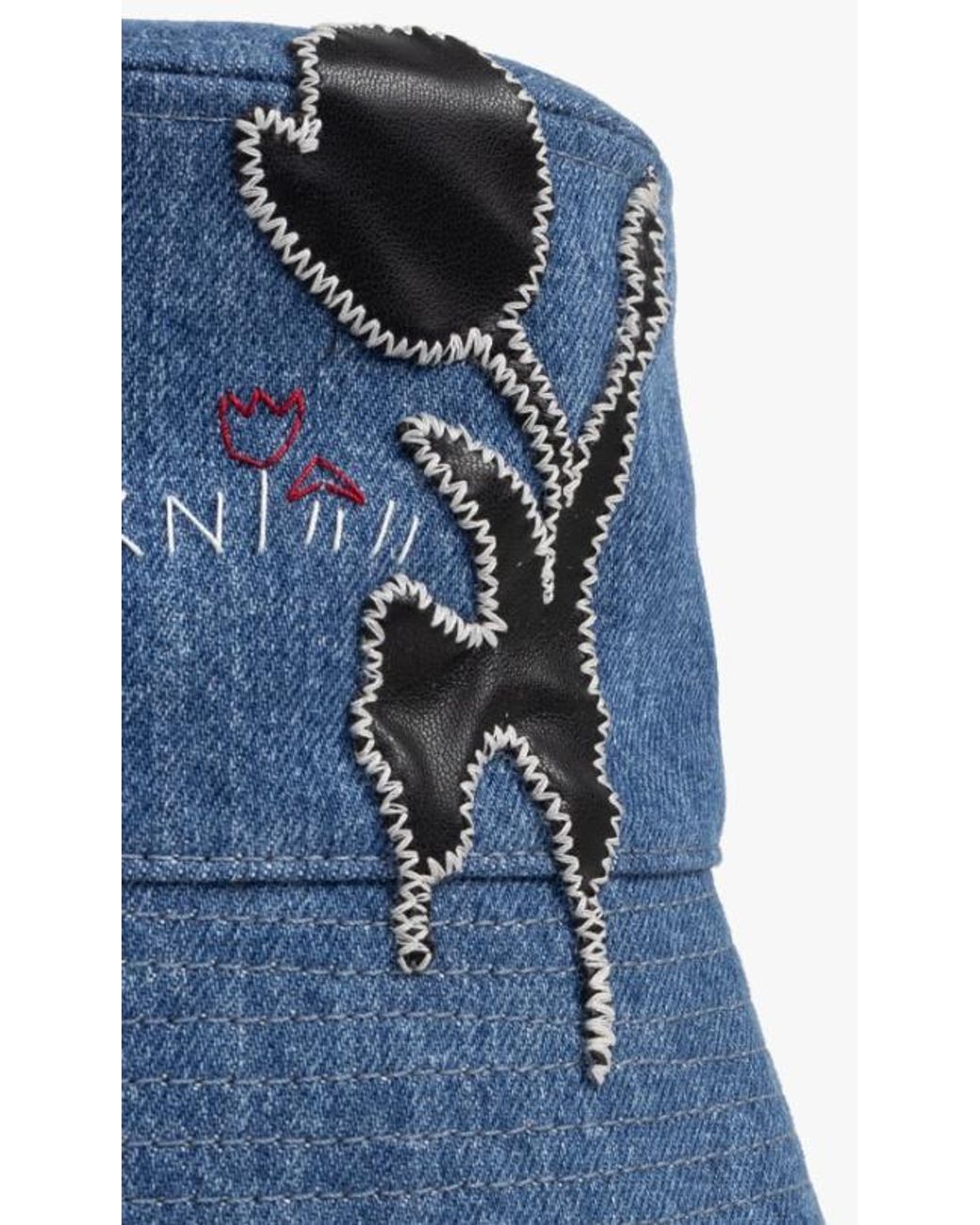 Marni Blue Denim Bucket Hat