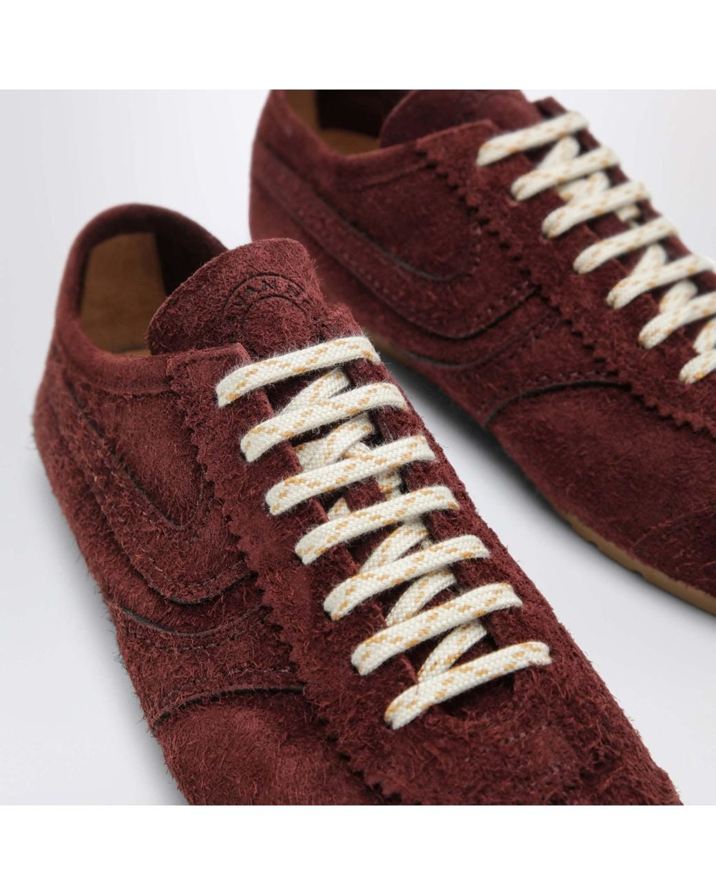 Dries Van Noten Brown Lace-Up Sneakers