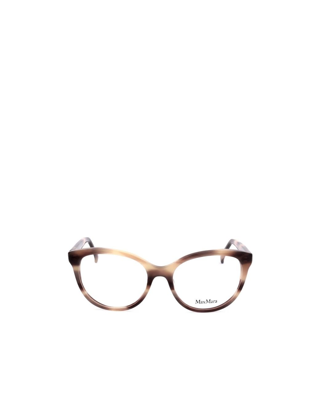 Max Mara White Cat-Eye Frame Glasses