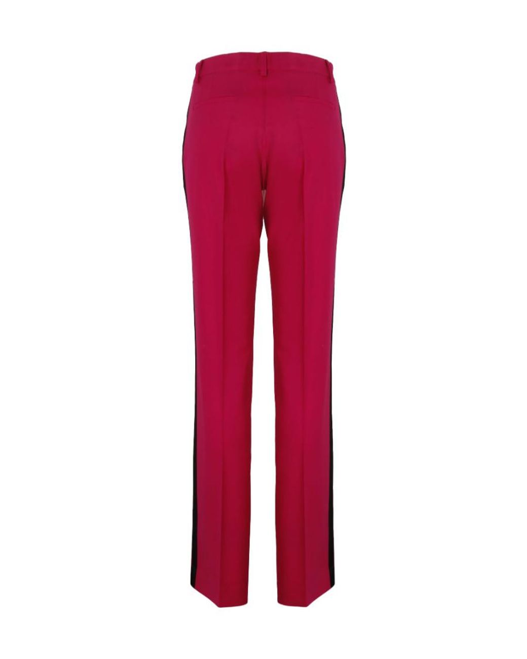 P.A.R.O.S.H. Red Liliusi Side Striped Casual Pants
