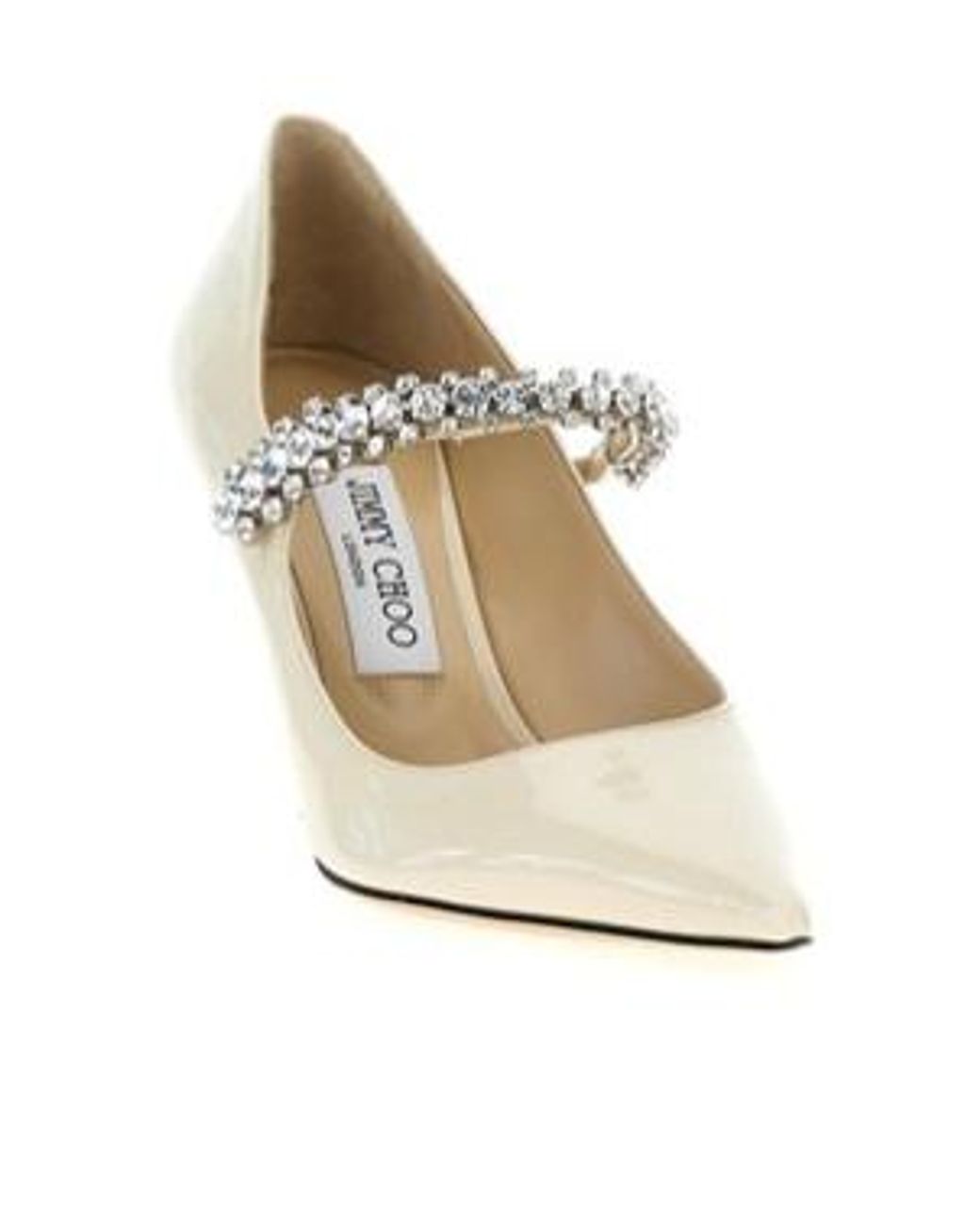 Jimmy Choo White Pointed High Heels