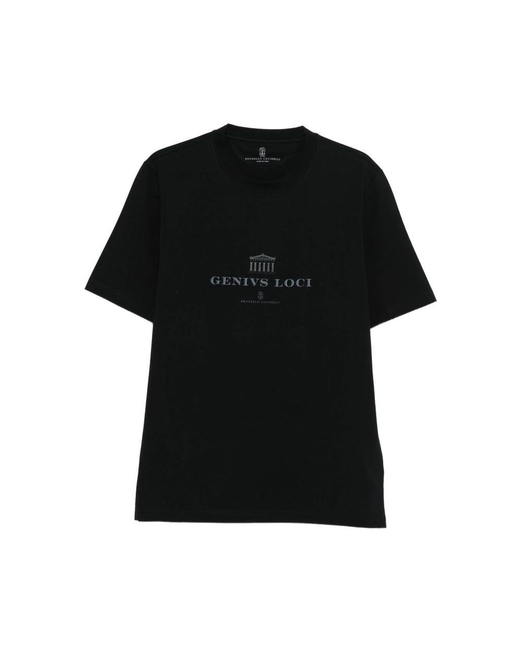 Brunello Cucinelli Black T-Shirts & Vests for men